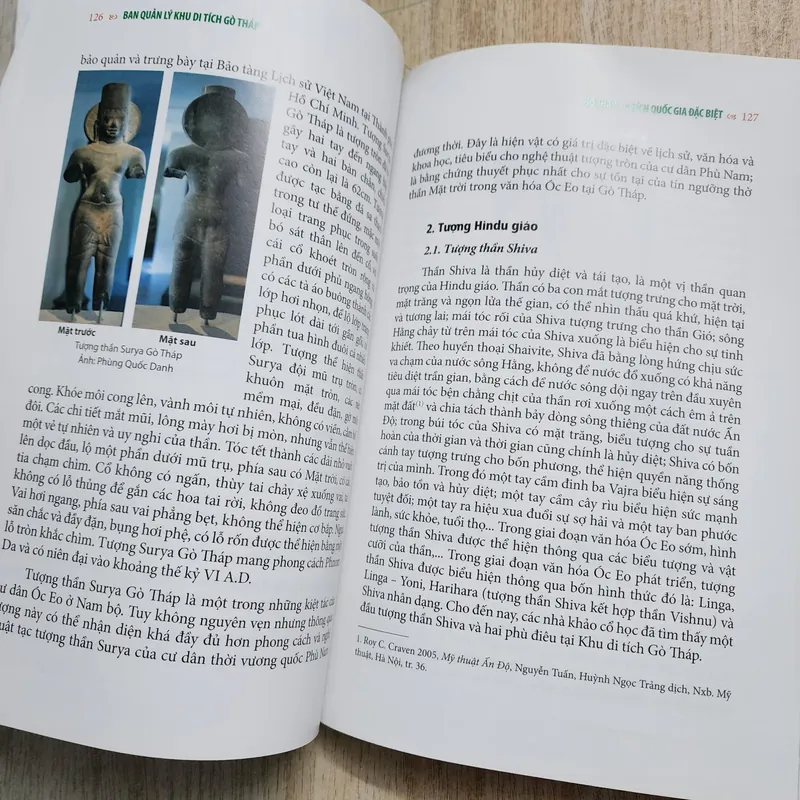 Gò tháp di tích quốc gia đặc biệt | ban quản lý khu di tích gò tháp | in màu 732118