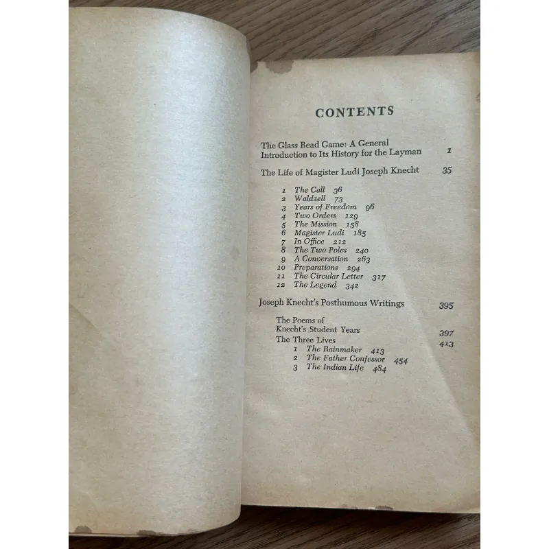 Magister Ludi (The Glass Bead Game) - Hermann Hesse 787613