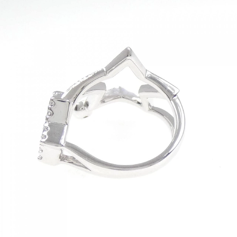 Nhẫn nhẫn ngón tay kim cương K18WG 0.21CT 673664