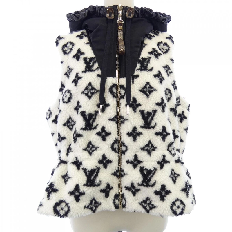 Louis Vuitton LOUIS VUITTON Monogram Teddy FSJA32GP1 Áo gile - Hàng hiệu Chính hãng 775056