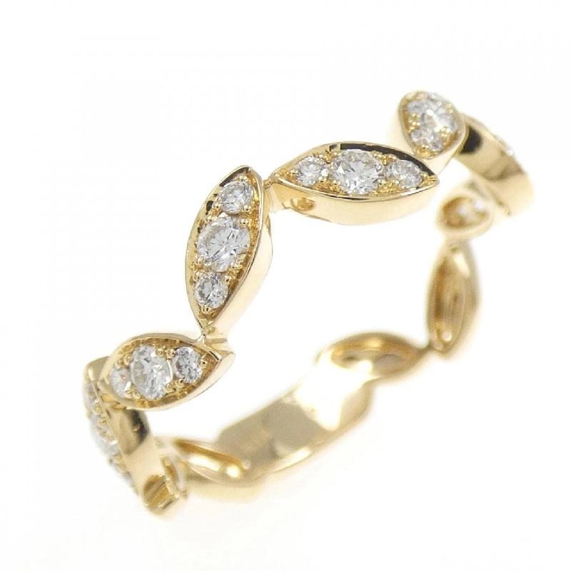 Nhẫn kim cương K18YG 0.27CT 670816