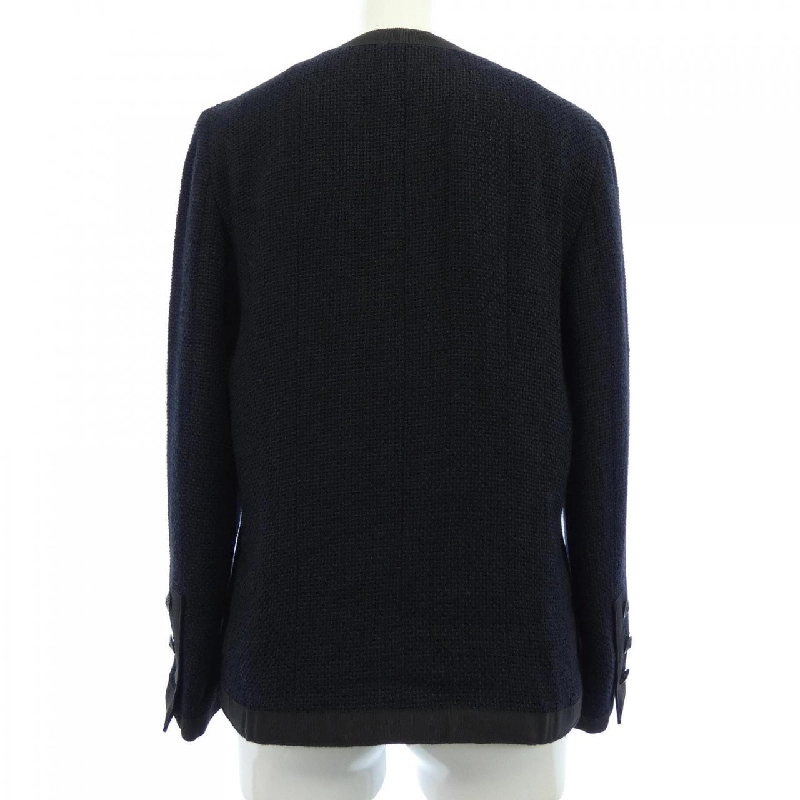 【Vintage】Chanel CHANEL P19120V11109 02P Áo khoác không cổ 632624