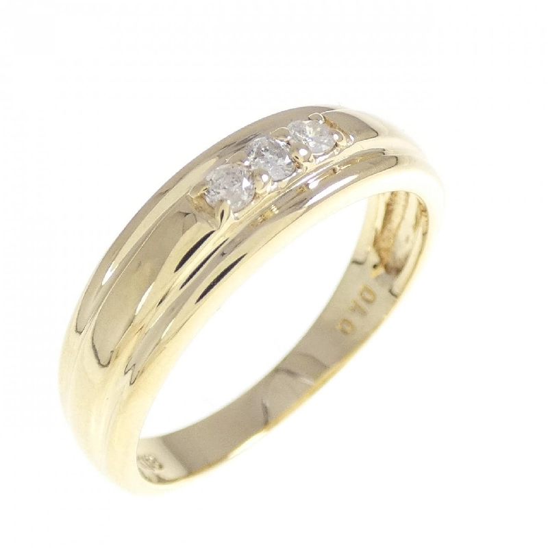 Nhẫn kim cương K18YG 0.10CT - Hàng hiệu Authentic 853721