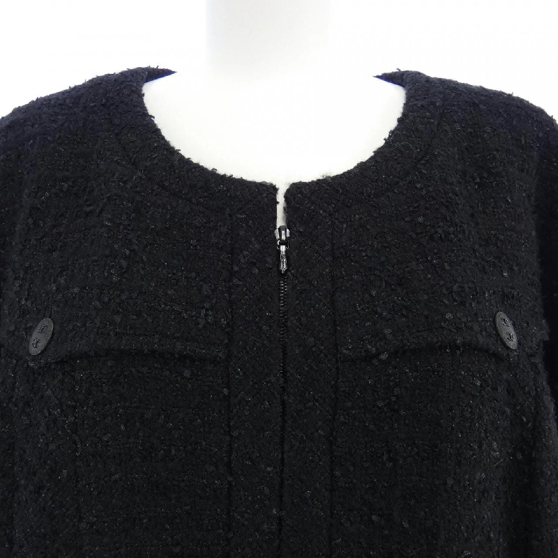 【Vintage】Chanel CHANEL P24330V14844 04A Áo khoác không cổ 629486