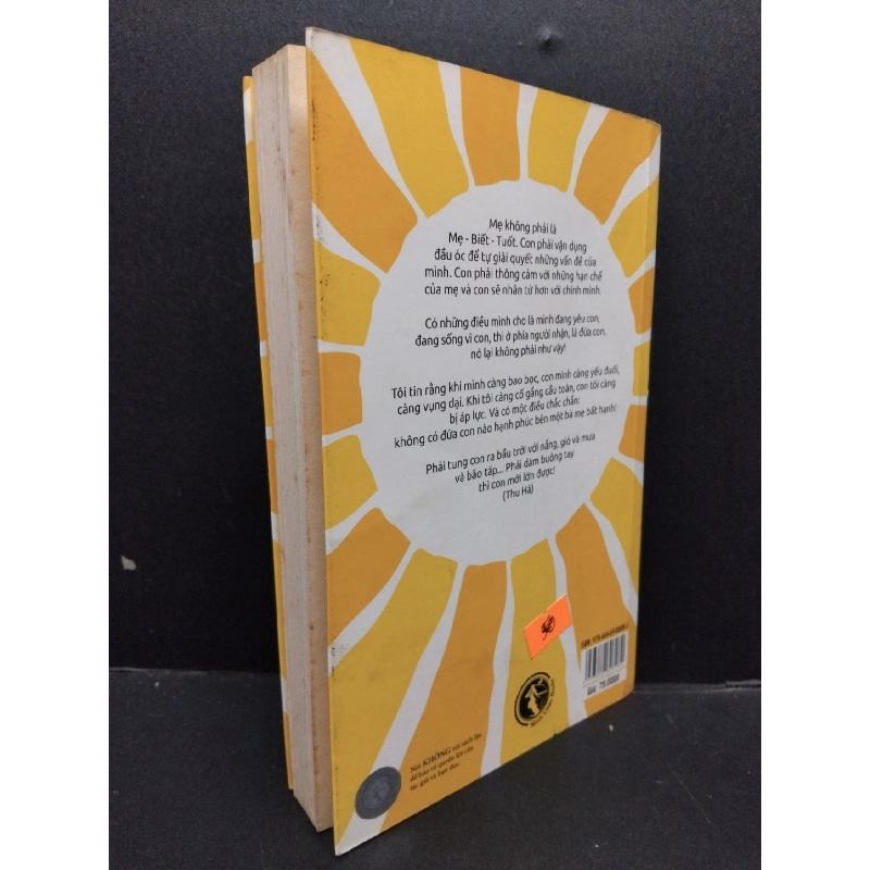 Con nghĩ đi, mẹ không biết mới 80% ố vàng 2017 HCM1008 Thu Hà MẸ VÀ BÉ 916388