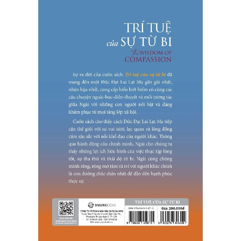 Trí Tuệ Của Sự Từ Bi - The Wisdom Of Compassion - Victor Chan, Đức Đạt Lai Lạt Ma 184118