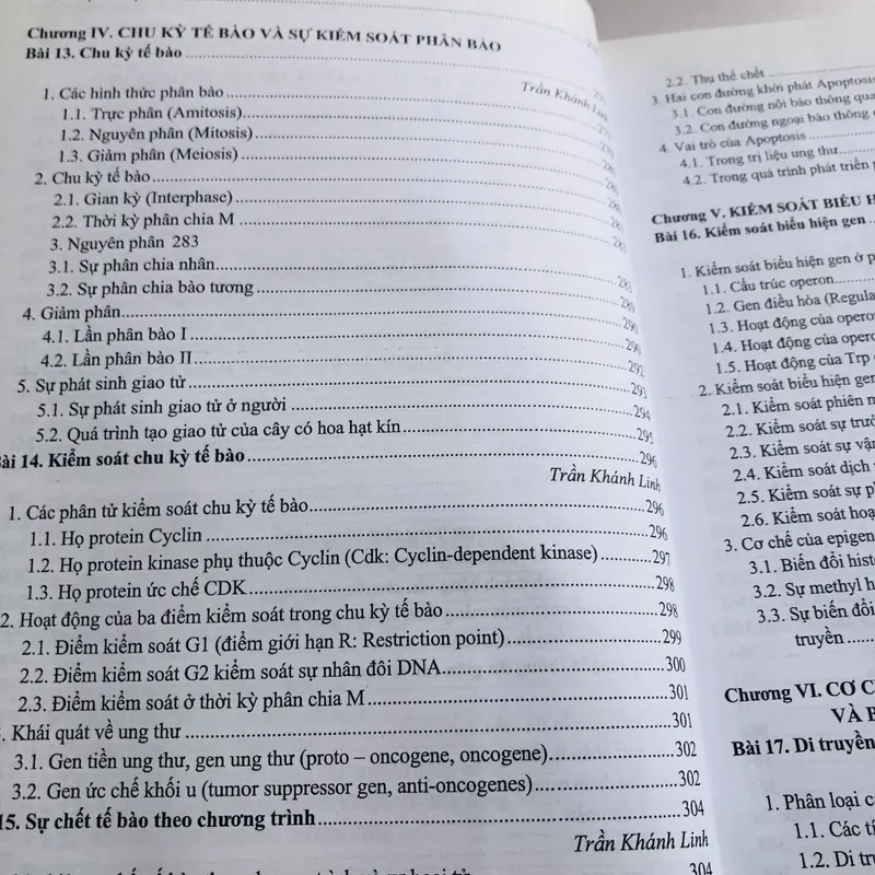 SINH HỌC TẾ BÀO VÀ DI TRUYỀN HỌC  568265