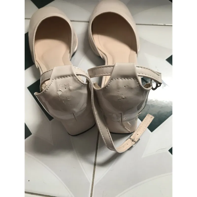 Giày cao gót 5p Luvia màu kem size 40 1029937