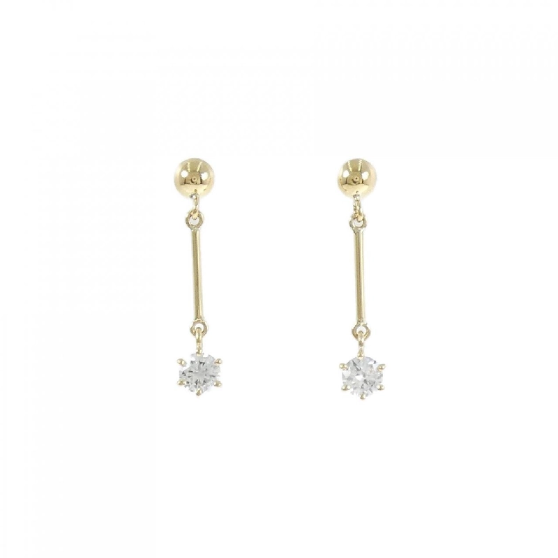 K18YG Bông tai kim cương 0.36CT - Hàng hiệu Chính hãng 870736