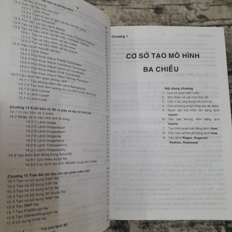 Thiết kế mô hình 3 chiều AUTOCAD. Tiến sỹ Nguyễn Hữu Lộc.  745169