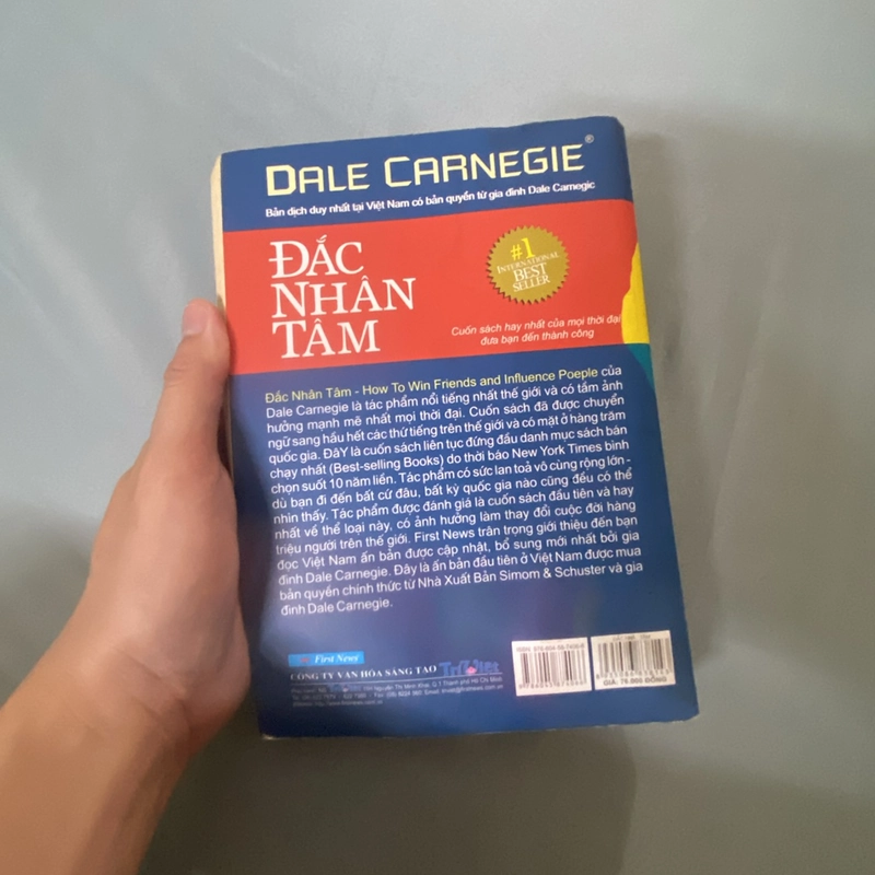 Sách Kỹ năng sống Đắc nhân tâm của Dale Carnegie, sách cũ còn 70% 315387