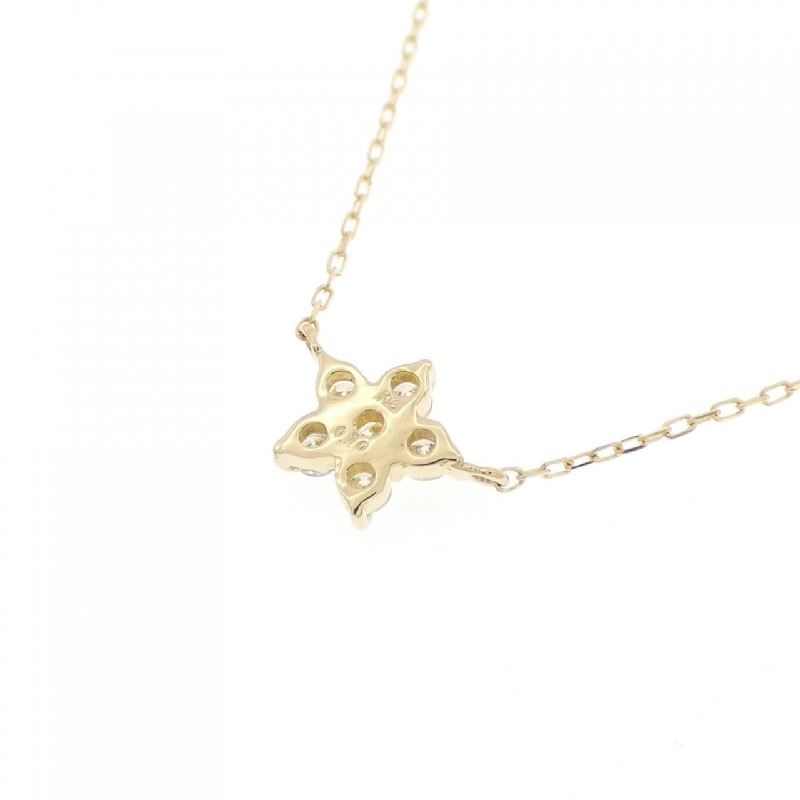 K18YG Hoa Hồng Kim Cương Dây Chuyền 0.10CT - Hàng hiệu Chính hãng 861118