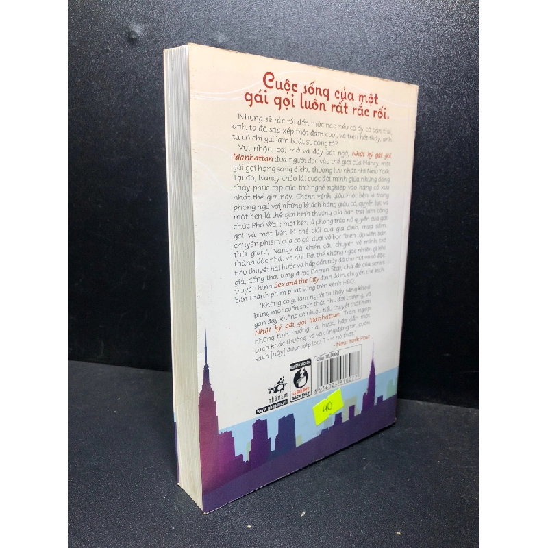 Nhật ký gái gọi manhattan 2011 Tracy Quan mới 85% ố nhẹ ( khoa học đời sống ) HPB.HCM2812 48588