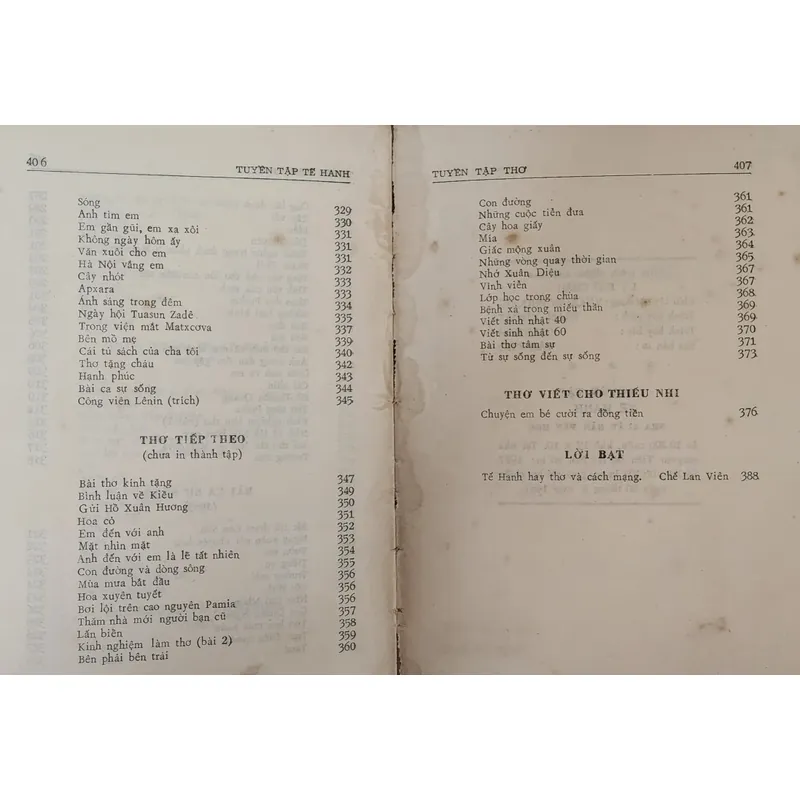 Tuyển tập Tế Hanh - in 1987 707432