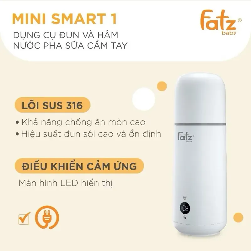 PHA SỮA CẦM TAY – MINI SMART 1 – FB3622VA Fatz baby 990947