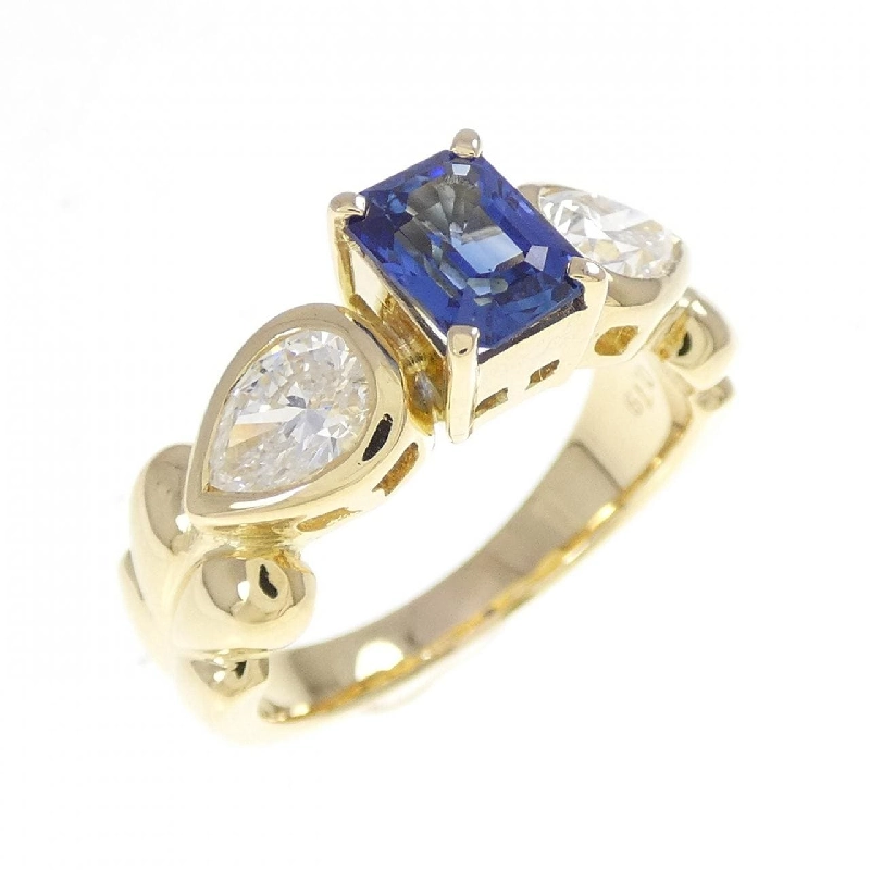 Nhẫn Sapphire K18YG 1.02CT - Hàng hiệu Chính hãng 847905