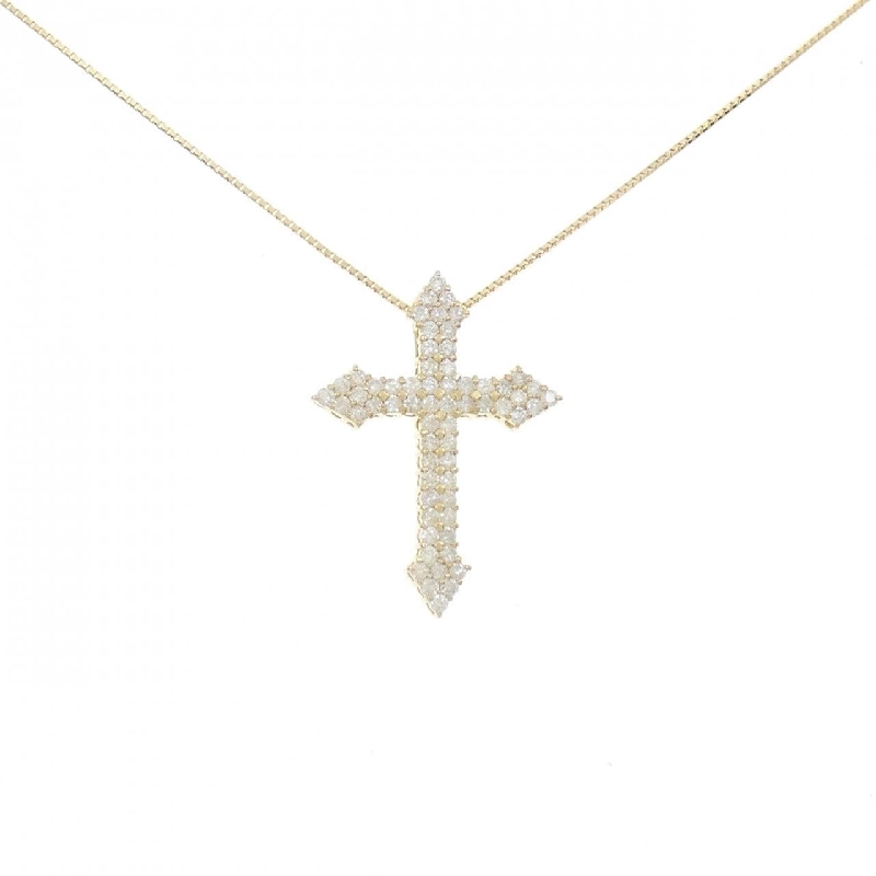 K18YG Dây chuyền kim cương chéo 1.00CT - Hàng hiệu chính hãng 862772