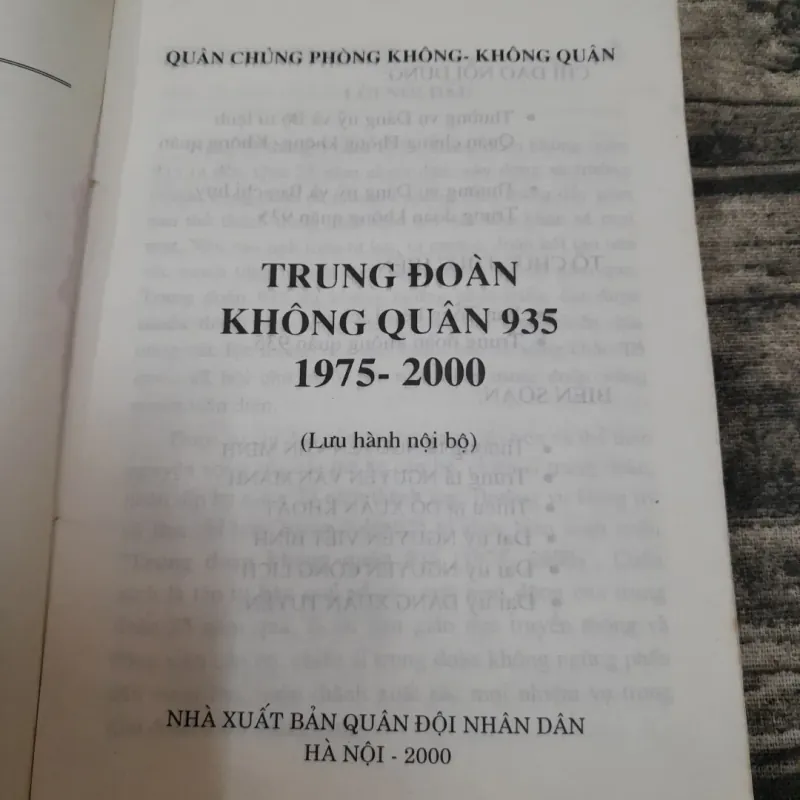 Lịch sử Trung Đoàn Không Quân 935 (1975 - 2000). Quân chủng PKKQ 786378