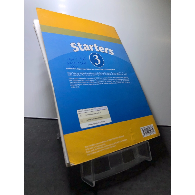 Cambridge English Starters 3 Student's Book mới 85% bẩn nhẹ HPB3107 HỌC NGOẠI NGỮ 450776