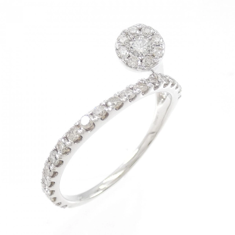 Nhẫn kim cương K18WG 0.50CT 671308