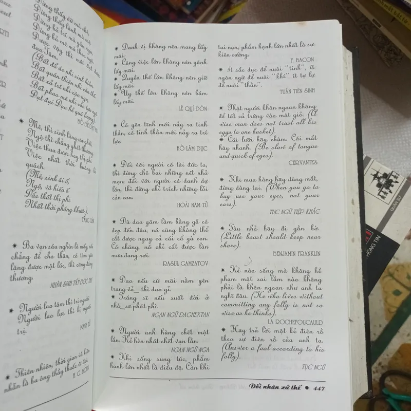 Danh Ngôn Thế Giới Đông Tây Kim Cổ Chủ Biên Nguyễn Hoàng Điệp 687020