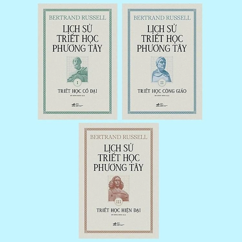 Lịch Sử Triết Học Phương Tây - Bertrand Russell (TRỌN BỘ 3 CUỐN) (BÌA CỨNG) (KINH ĐIỂN) 283041