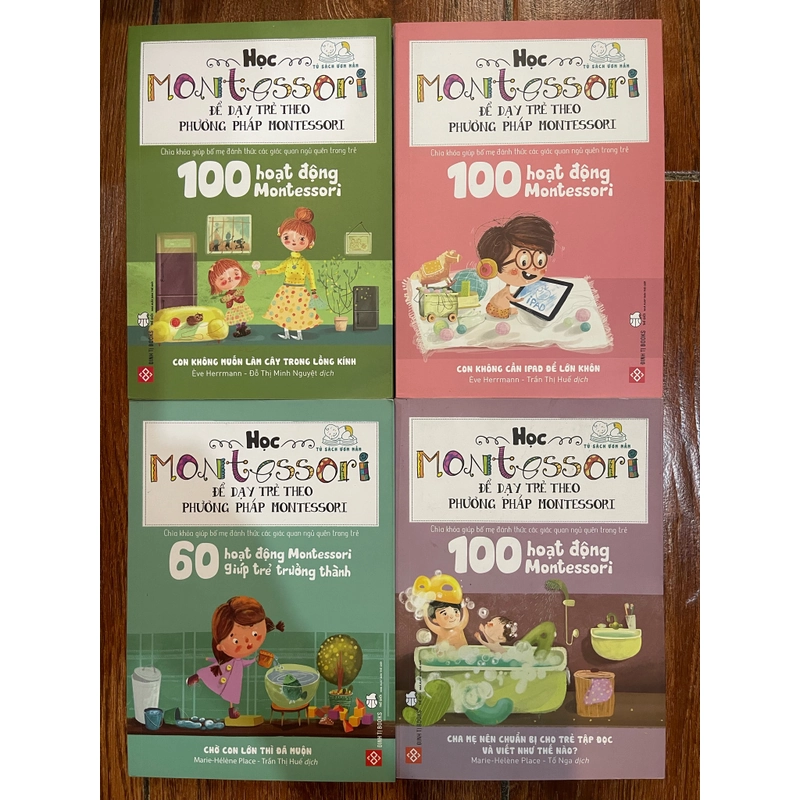 Dạy trẻ theo phương pháp Montessori Combo 4 cuốn 315065