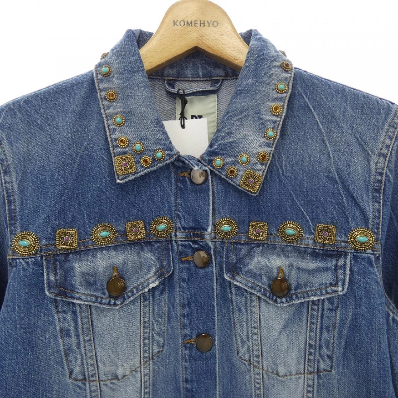 【Mã giảm giá】Áo khoác denim PT TORINO 640583