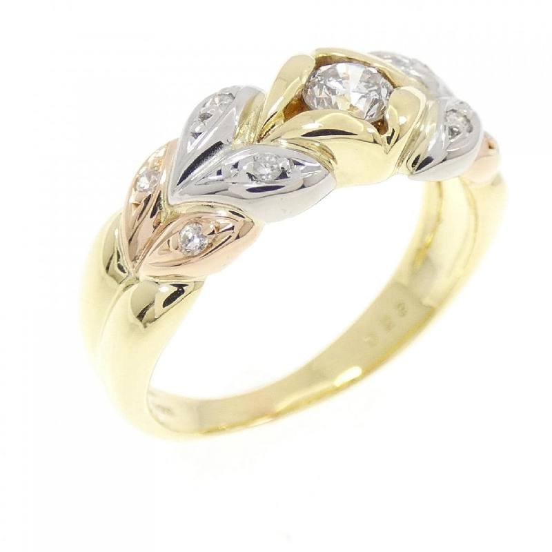 Nhẫn kim cương K18YG/K18PG/PT900 0.23CT - Hàng hiệu Authentic 853034