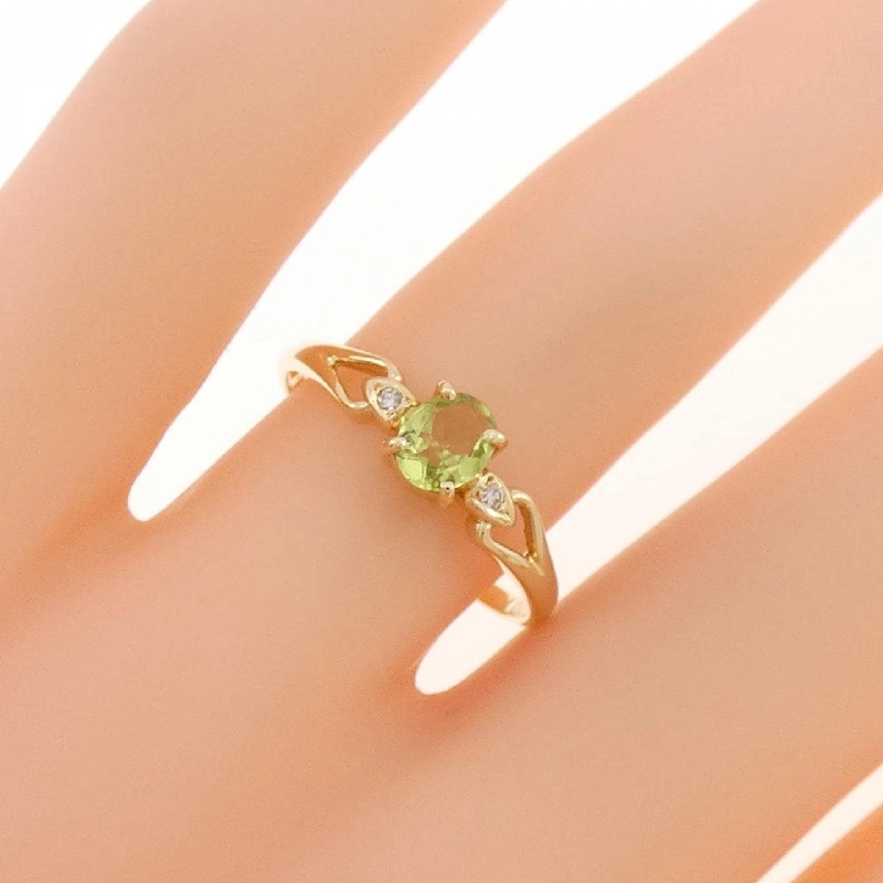 Nhẫn Peridot K18YG - Hàng hiệu Authentic 852571