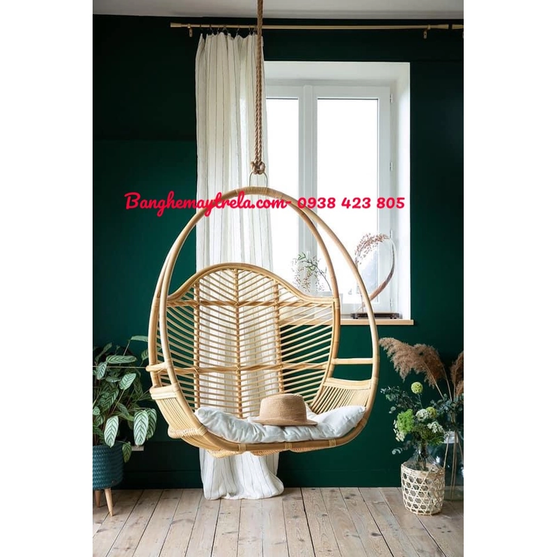 Xích đu mây tự nhiên treo trần nhà 541852