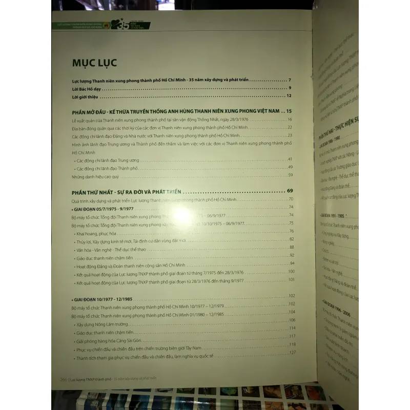 Lực lượng thanh niên xung phong thành phố Hồ Chí Minh 35 năm xây dựng và phát triển  755029