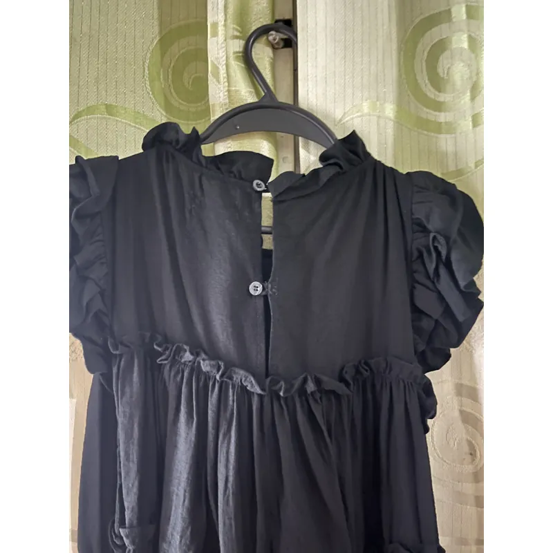 Áo baby doll màu đen freesize  590873