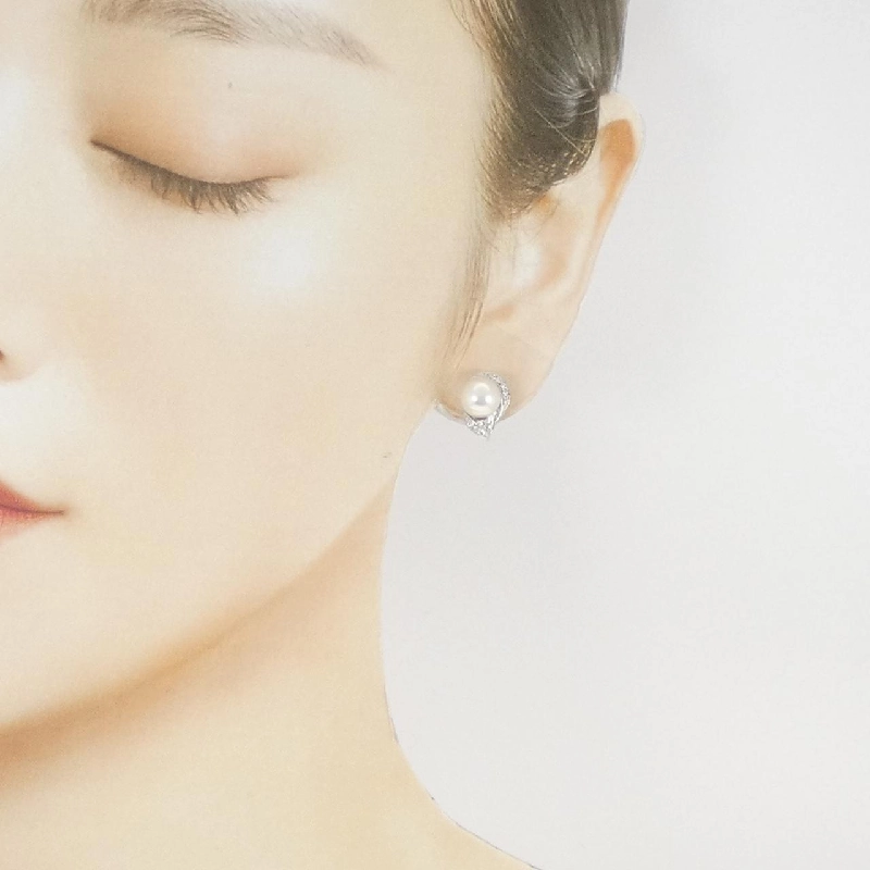 PT900 Bông tai Akoya Pearl 7.6mm - Hàng hiệu Chính hãng 864456