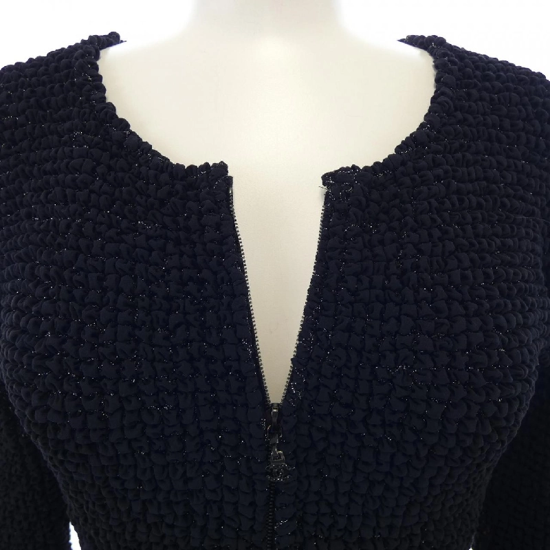 Jacket không cổ CHANEL - Hàng hiệu Authentic 825316