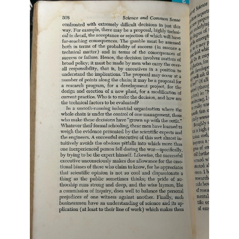 Conant : Science and Common Sense 991679