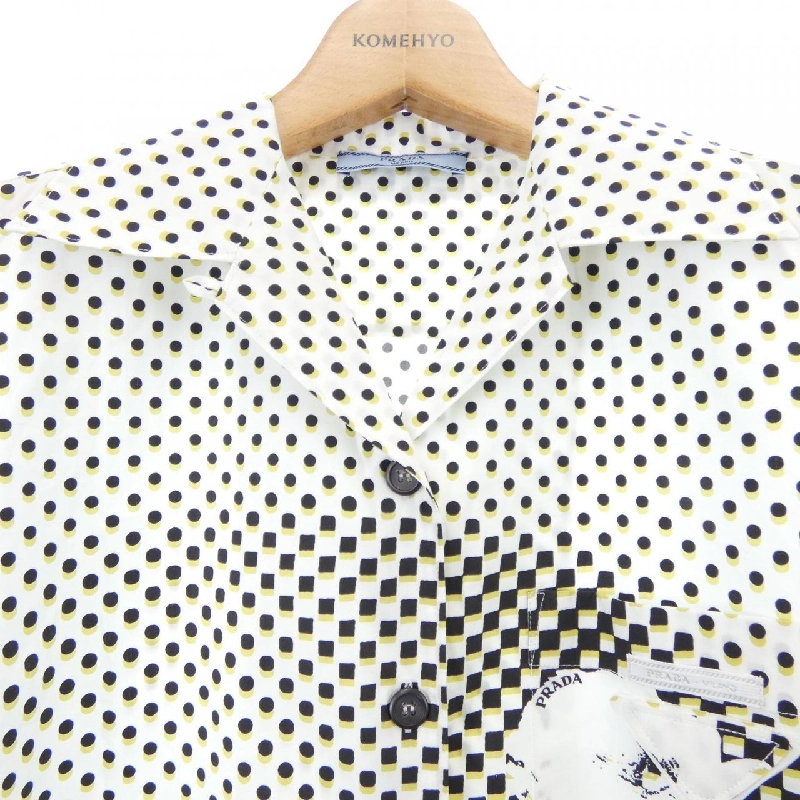 Áo sơ mi ngắn tay PRADA P433BN S201 1XDE - Hàng hiệu Chính hãng 774654