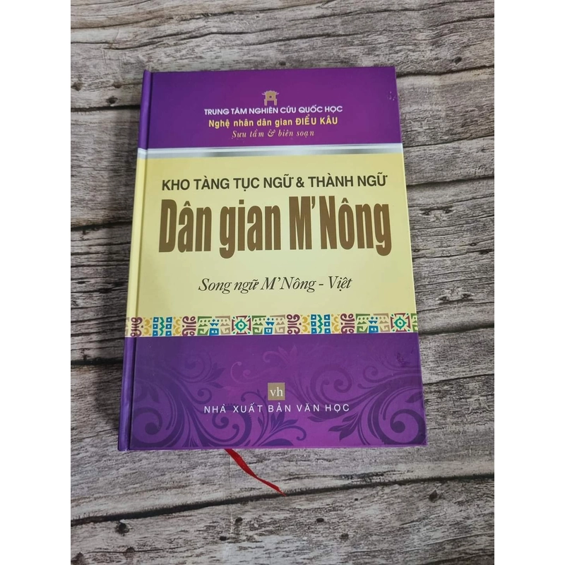 Kho tàng Tục ngữ & Thành ngữ dân gian M'Nông (Mơ Nông)  _ sách bìa cứng  363046