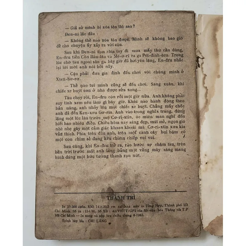 A. J  Cronin - tiểu thuyết THÀNH TRÌ 706659