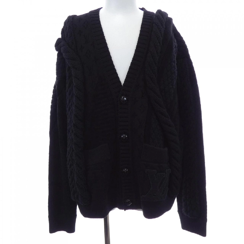 Louis Vuitton Áo cardigan len chunky pha trộn HSN71WSUR - Hàng hiệu Chính hãng 895024
