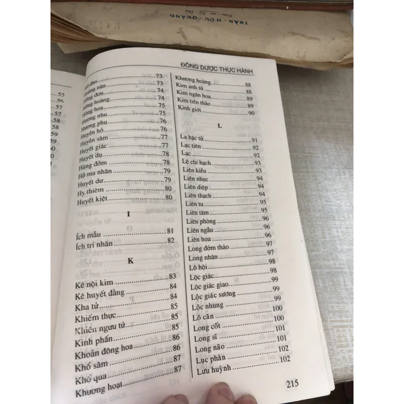 Đông dược thực hành 1001030