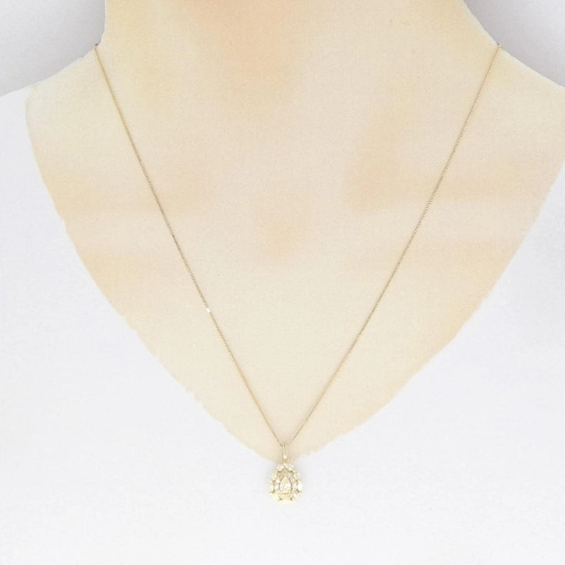 K18YG Dây chuyền kim cương 0.70CT - Hàng hiệu Authentic 860429