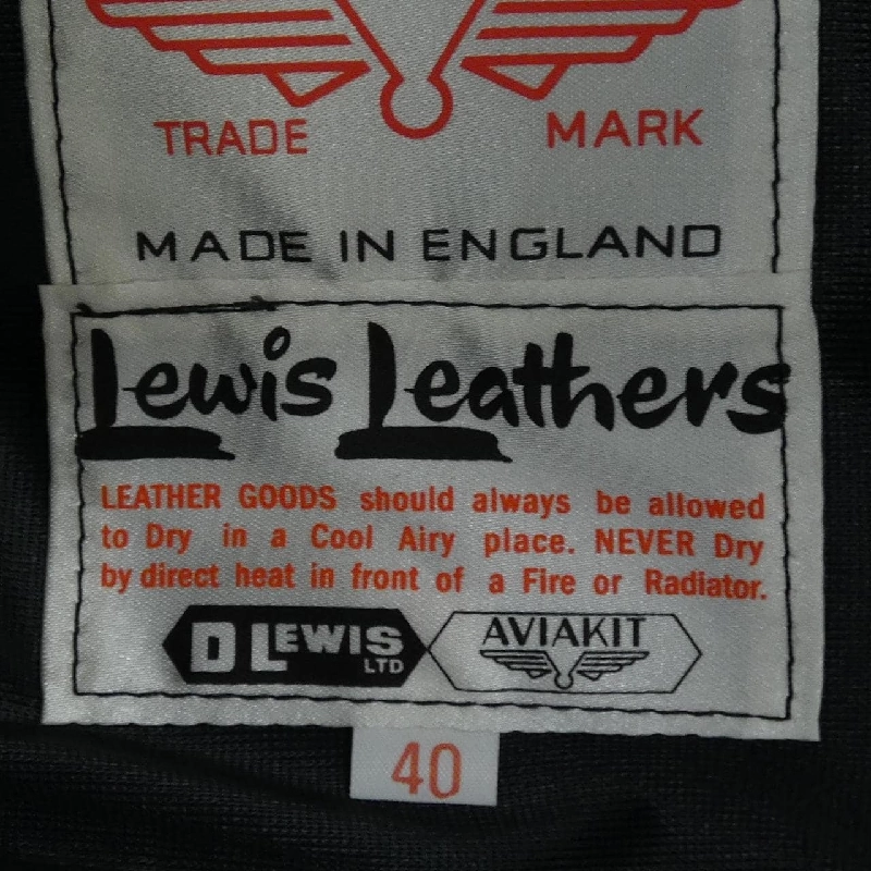 Áo khoác da Lewis Leathers Cyclone - Hàng hiệu Authentic 900830