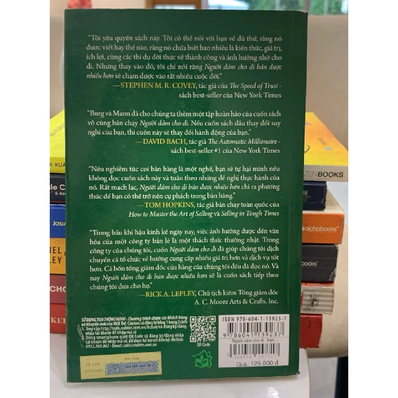 Người dám cho đi bán được nhiều hơn -Bob Bung & John David Mann 740409