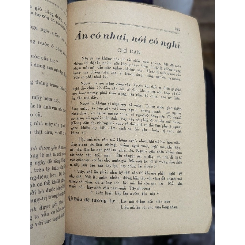 Cách Ngôn Tục Ngữ Bình Giải - Cao Văn Thái 193528