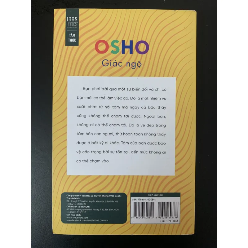 (Sách cũ) OSHO-Giác ngộ: Đừng để chân lý của ai đó trở thành triết lý của bạn. 928635