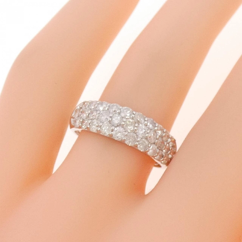 Nhẫn kim cương Pavé K18WG 1.00CT - Hàng hiệu Chính hãng 854009