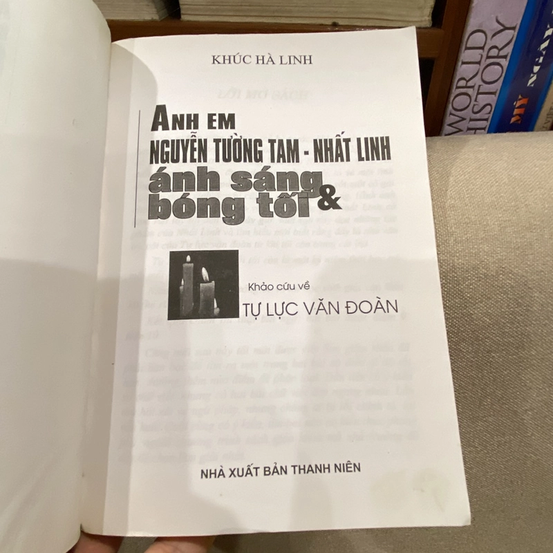 ANH EM NGUYỄN TƯỜNG TAM - NHẤT LINH  Ánh sáng & bóng tối (in năm 2008) 456828