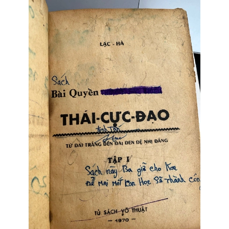 Bài quyền thái cực đạo - Lạc Hà 409164