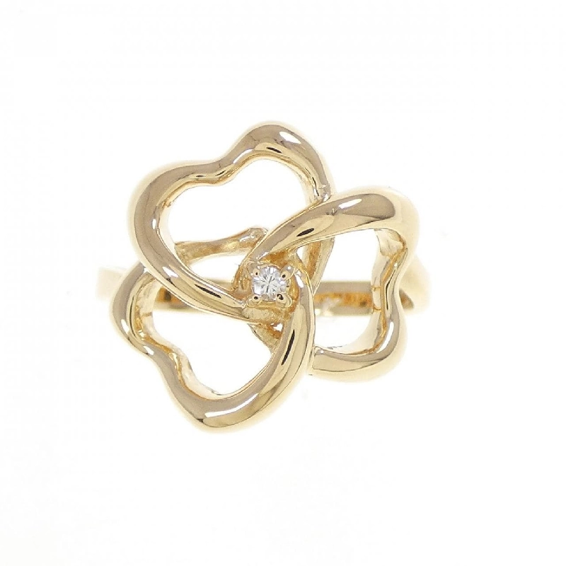 Nhẫn kim cương K18YG 0.015CT - Hàng hiệu Authentic 850473